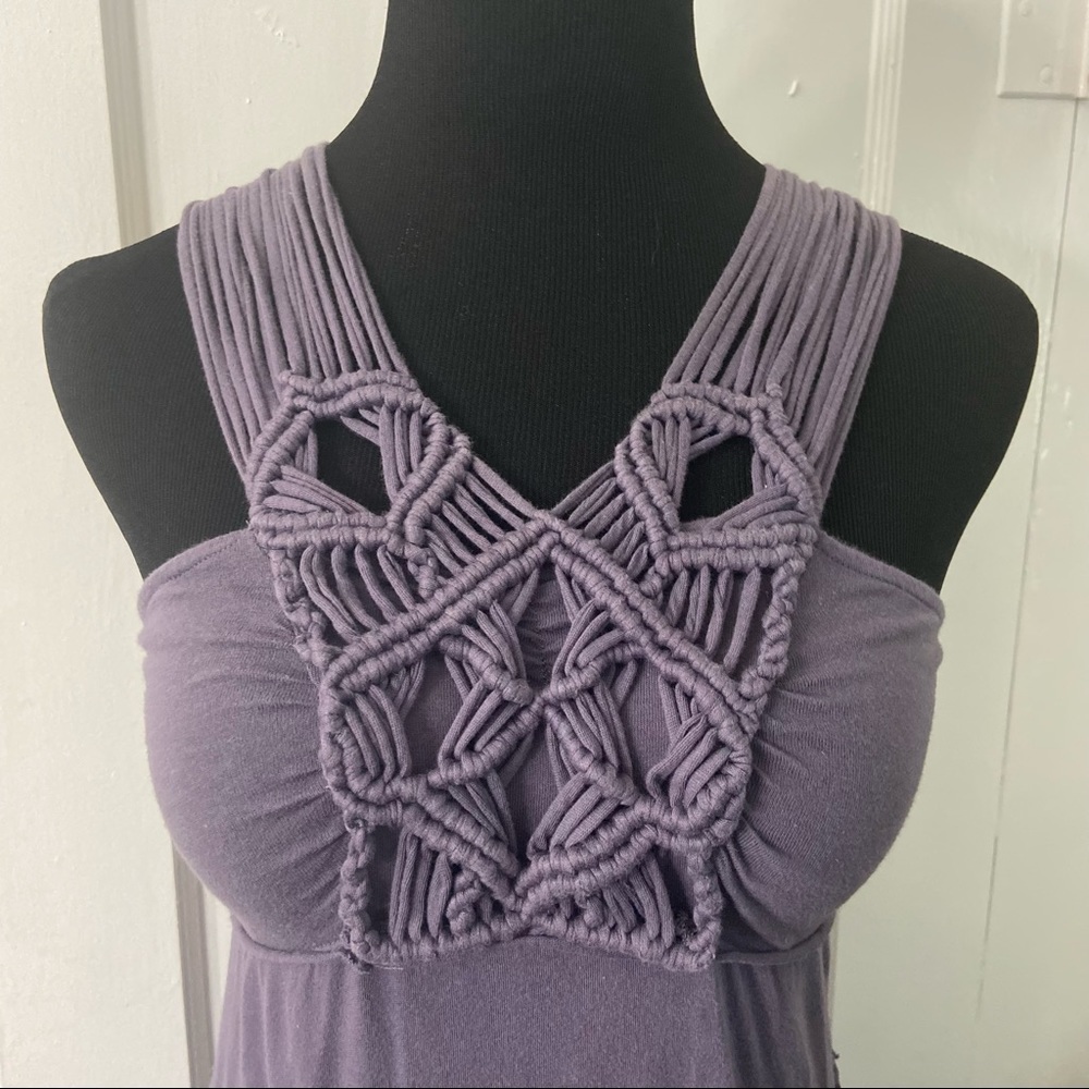 Free People Beach Free People Tiered Macrame Sun Dress - Picture 2 of 12
